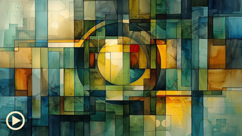 The Decision Box - An abstract visualization of the Eisenhower Matrix by Level Up Audio.