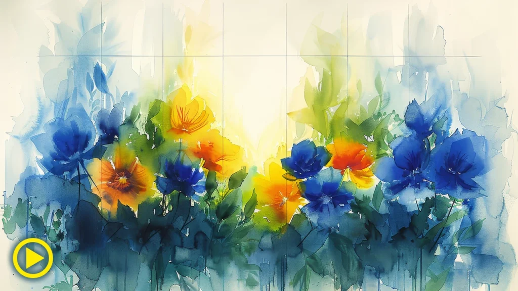 The Vital Few - A watercolor visualization of the Pareto Principle 80/20 by Level Up Audio.