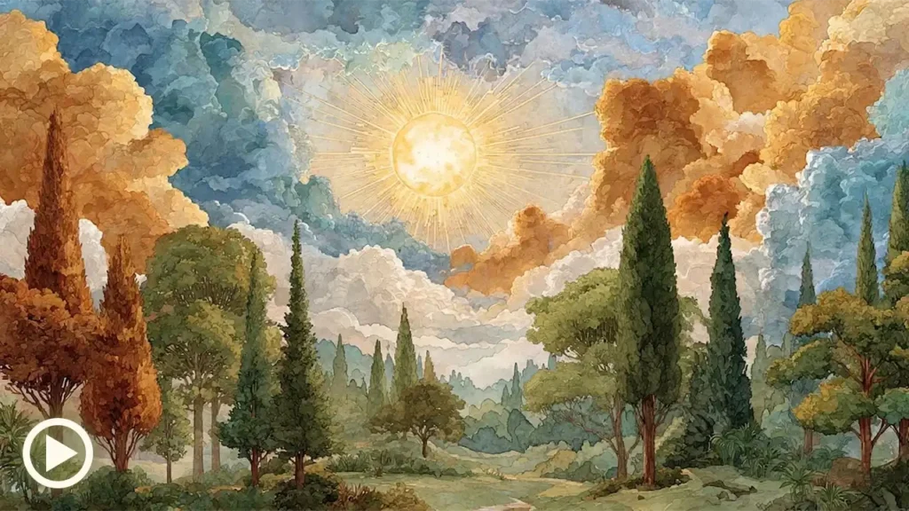 The Gaze that Creates - A musical reflection on the quantum observer effect and the sustaining gaze of the Creator by Level Up Audio.
